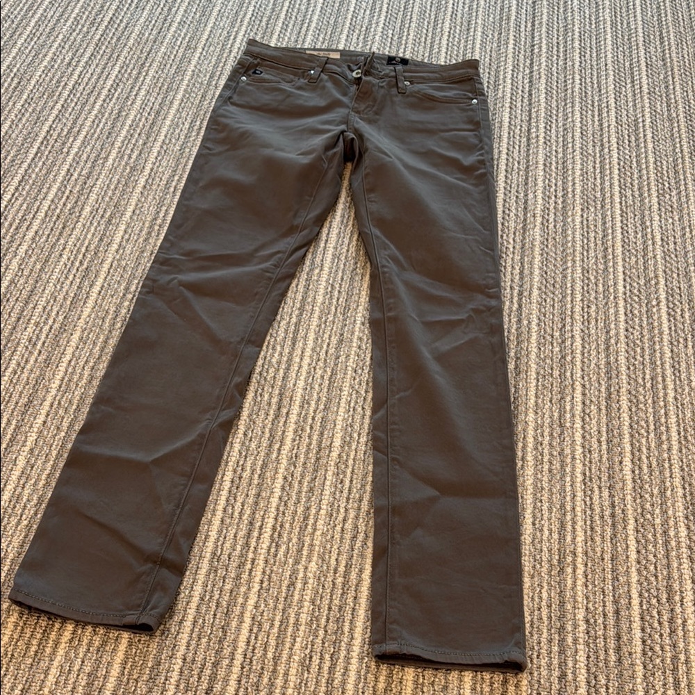 Ag Adriano Goldschmied grey Straight Leg Jeans
